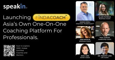 SpeakIn launches FindACoach, Asia’s largest 1:1 coaching platform for professionals